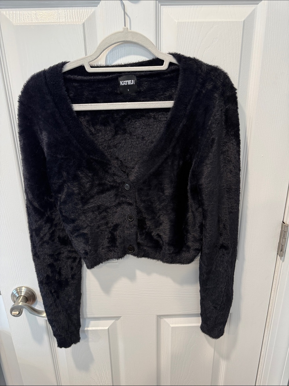 KatieJ Knit Cropped Cardigan